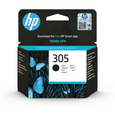 HP 305 - 3.55 ml - nero - originale - cartuccia d'inchiostro - per Deskjet 1255, 23XX, 27XX- DeskJet Plus 41XX- Envy 60XX- ENVY