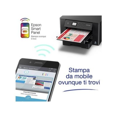 Epson WorkForce WF-7310DTW - Stampante - colore - Duplex - ink-jet - A3 - 4800 x 2400 dpi - fino a 25 ppm (mono) / fino a 12 pp