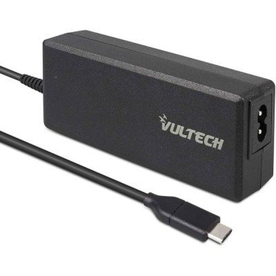 ALIMENTATORE UNIVERSALE TYPE C PER NOTEBOOK AUTOSETTANTE 65W VULTECH AU-65WTC