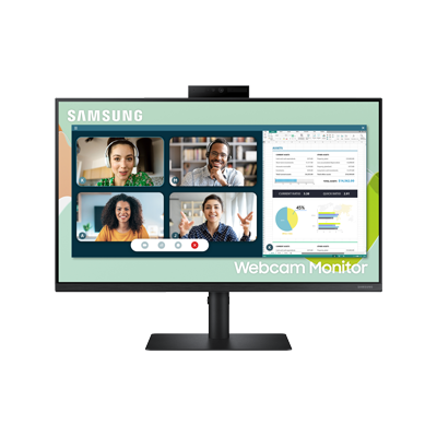 Samsung S24A400VEU - con webcam integrata  S40VA Series - monitor a LED - 24" - 1920 x 1080 Full HD (1080p) @ 75 Hz - IPS - 250