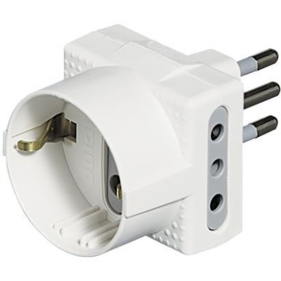 BTicino - Power splitter - CEI 23-50 (M) a CEI 23-50, Tipo F (F) - 250 V - 10 A