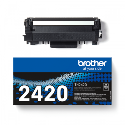 TONER BROTHER TN-2420 NERO 3000PP X HL-L2310/2350/2370/2375 DCP-L2550/2510 MFC-L2710/2750/2730