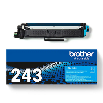 Brother TN243C - Ciano - originale - cartuccia toner - per Brother DCP-L3510, L3517, L3550, HL-L3210, L3230, L3270, MFC-L3710, 