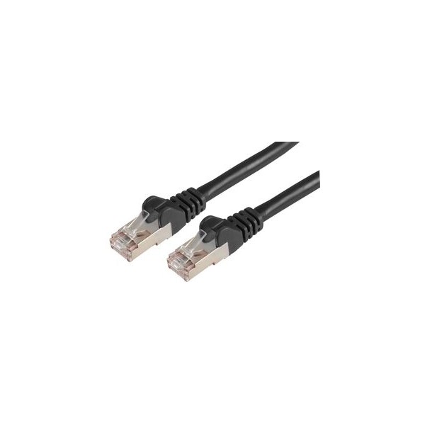 MEDIACOM - Cavo patch - RJ-45 (M) a RJ-45 (M) - 1 m - UTP - CAT 6e - nero