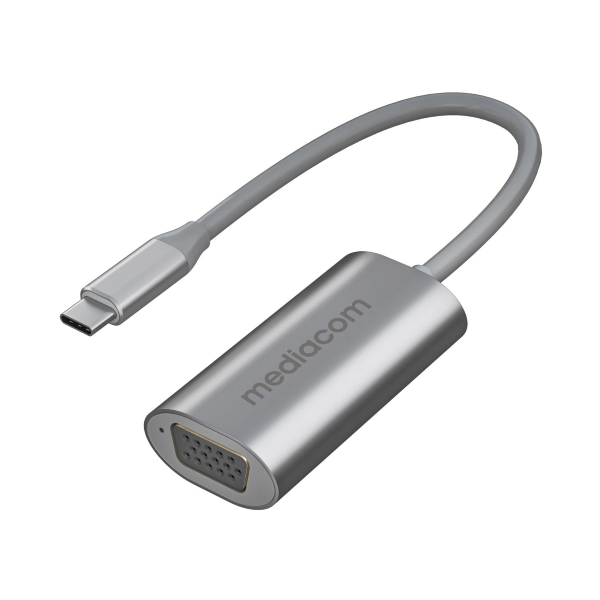 ADATTATORE VIDEO DA VGA FEMMINA A USB-C MASCHIO MEDIACOM MD-C307