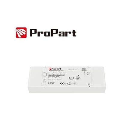 Alimentatore 1CH - 75W 24V RF Wireless, PUSH DIMMER