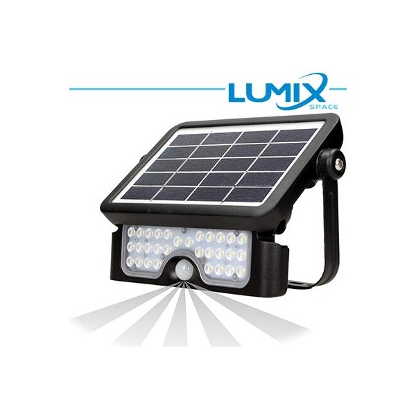 Faretto solare LED senza fili 500lm - con sensori