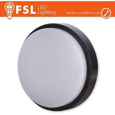 Plafoniera LED ROTONDA NERA 15W 4000K Ø180*55 IP54 