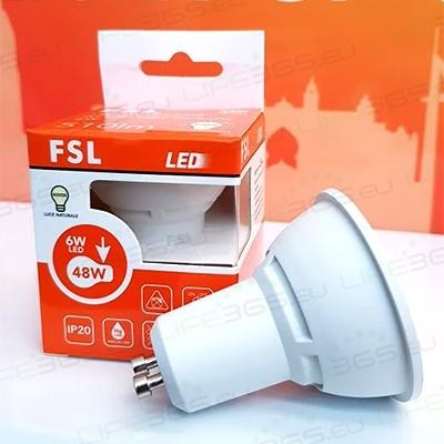 GU10 Lampadina LED - 6W 4000K 510LM 38° CRI80