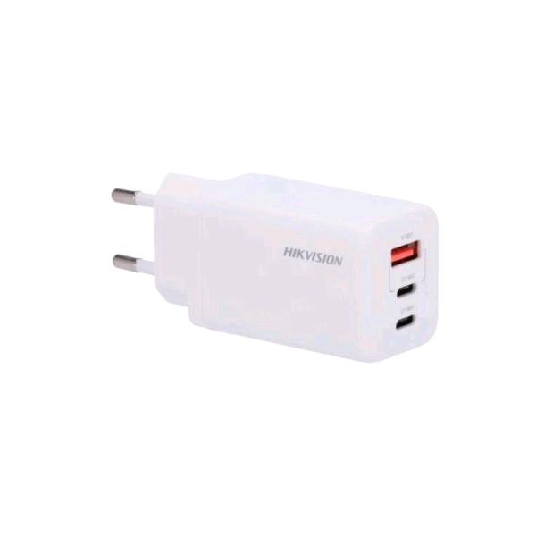 ALIMENTATORE HIKVISION 2*USB TYPE-C + USB 65W FAST CHARGE