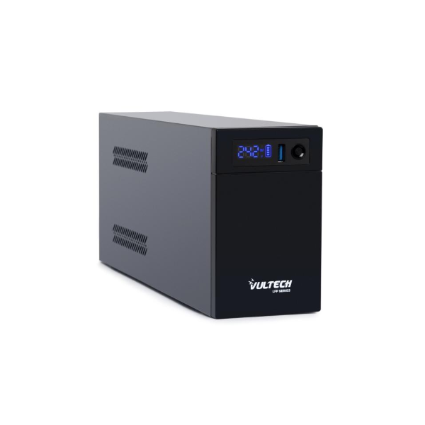 UPS 1400VA GRUPPO DI CONTINUITÀ VULTECH UPS1400VA-LFP LINE INTECTIVE CON SCHERMO LED