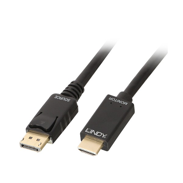 LINDY CAVO DISPLAYPORT DP A HDMI 4K30 2 MT