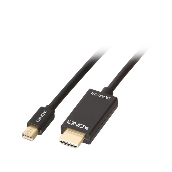 LINDY CAVO MINI DISPLAYPORT/HDMI 4K30 (DP: PASSIVO) 3MT