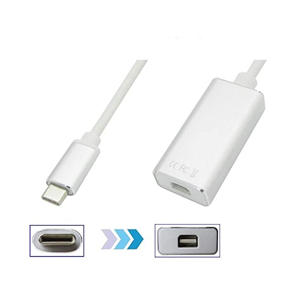 Link - Adattatore USB/DisplayPort - USB-C (M) a Mini DisplayPort (F) - USB 3.1