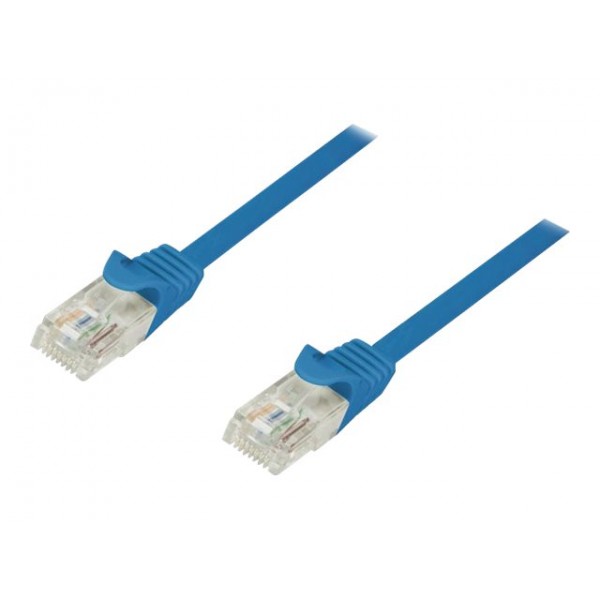 MEDIACOM - Cavo patch - RJ-45 (M) a RJ-45 (M) - 2 m - UTP - CAT 6 - blu