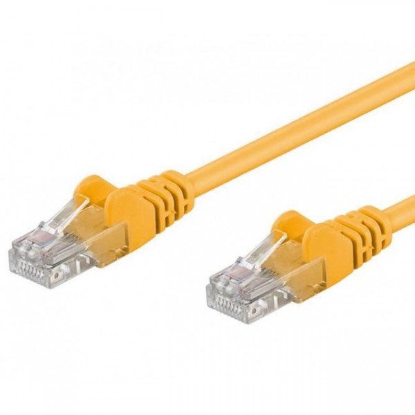 MEDIACOM - Cavo patch - RJ-45 (M) a RJ-45 (M) - 5 m - UTP - CAT 6e - giallo