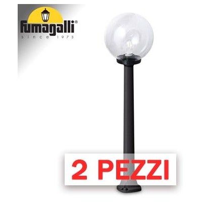 2x pezzi di GIAFFA/G250 NERO TRASP E27 LED 8,5W CCT 3WHITE